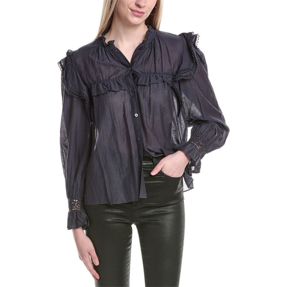 Isabel Marant Étoile Womens Isabel Marant Etoile Lacy Top, Black